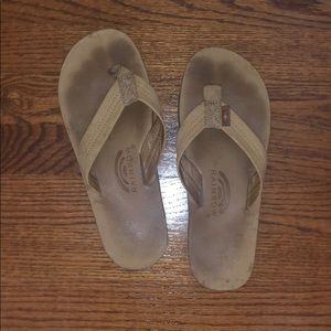 Rainbows thick strap tan SZ 8/9